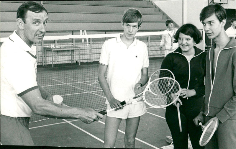 Badminton instruktör - Vintage Photograph