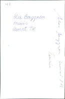 Elsa Berggren, tennis Umeå TK - Vintage Photograph