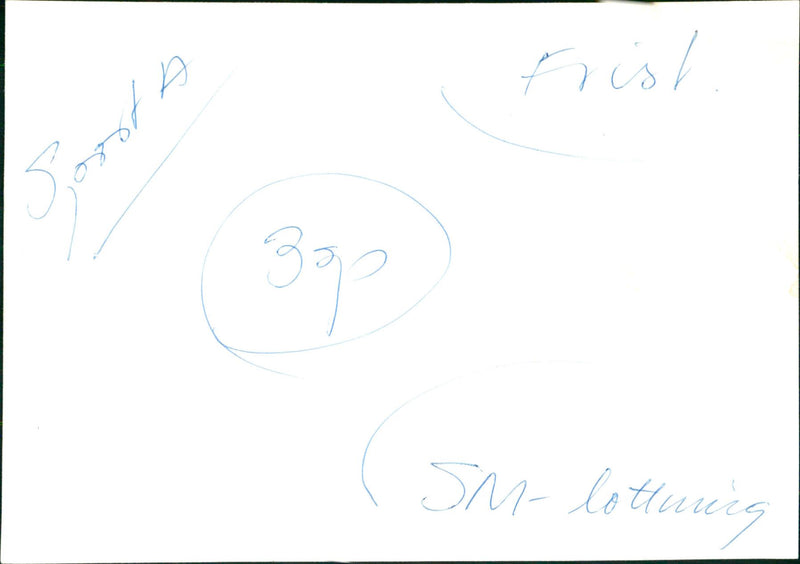 Tennis. SM lottning i Umeå - Vintage Photograph