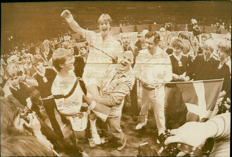 Sweden won the double in the Davis Cup - Vintage Photograph