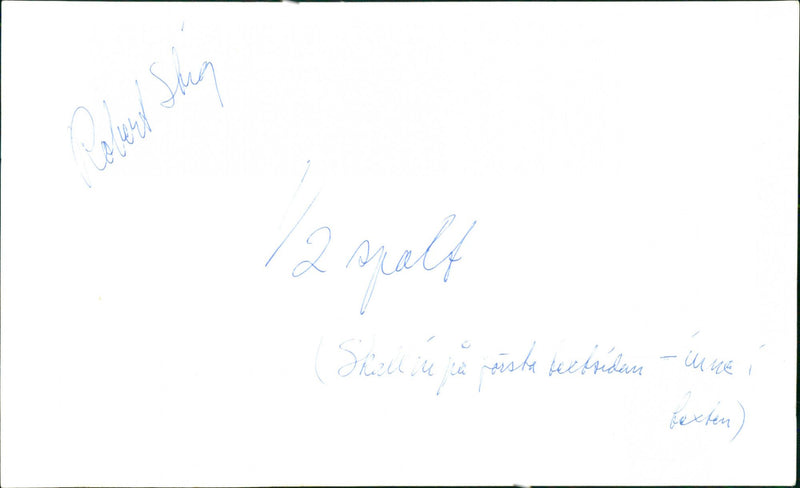 Robert Stig - Vintage Photograph