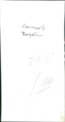 Lennart Bergelin - Vintage Photograph