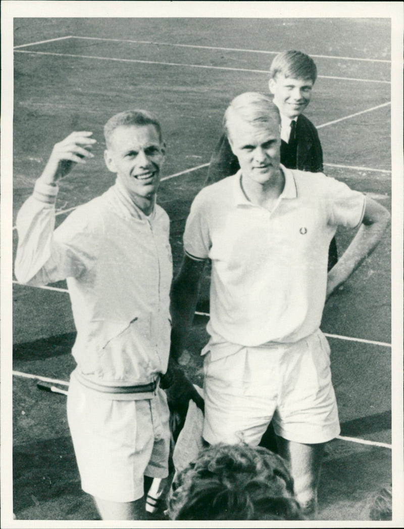 Ulf Scmidt och Jan-Erik Lindqvist - Vintage Photograph