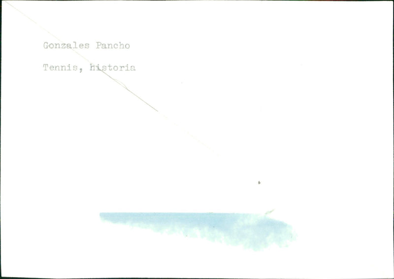 Pancho Gonzales - Vintage Photograph