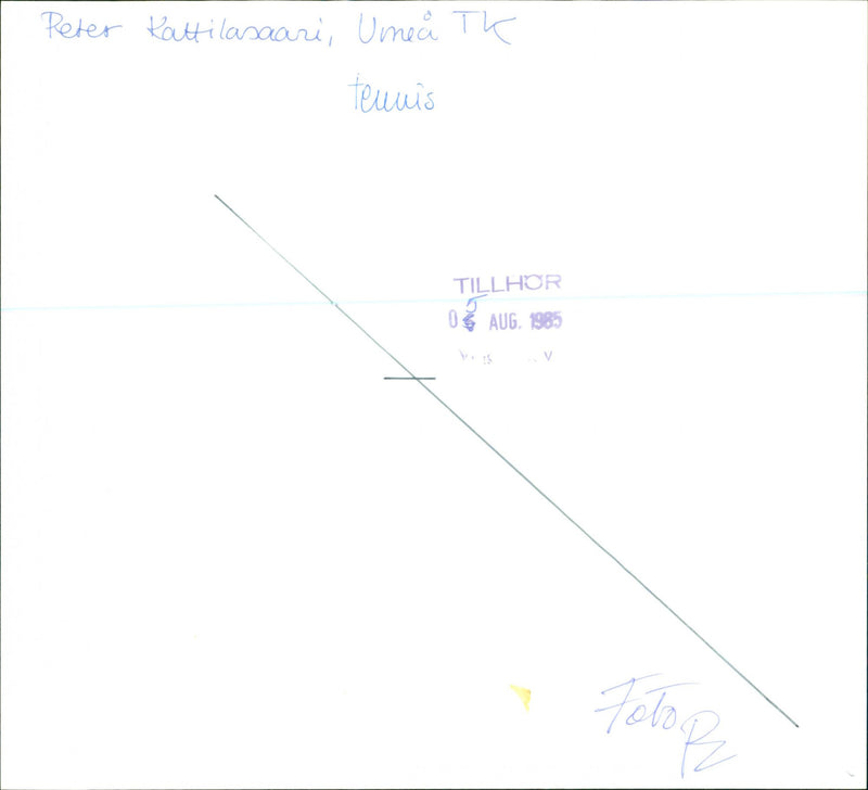 Peter Kattilasaari - Vintage Photograph