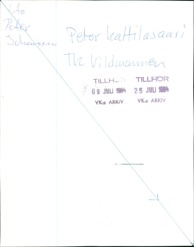 Peter Kattilasaari - Vintage Photograph