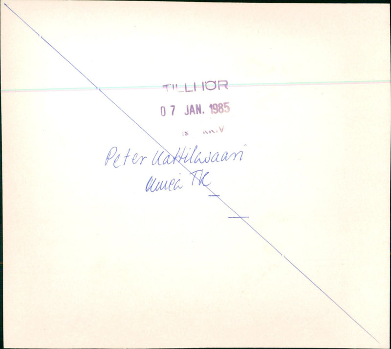 Peter Kattilasaari - Vintage Photograph