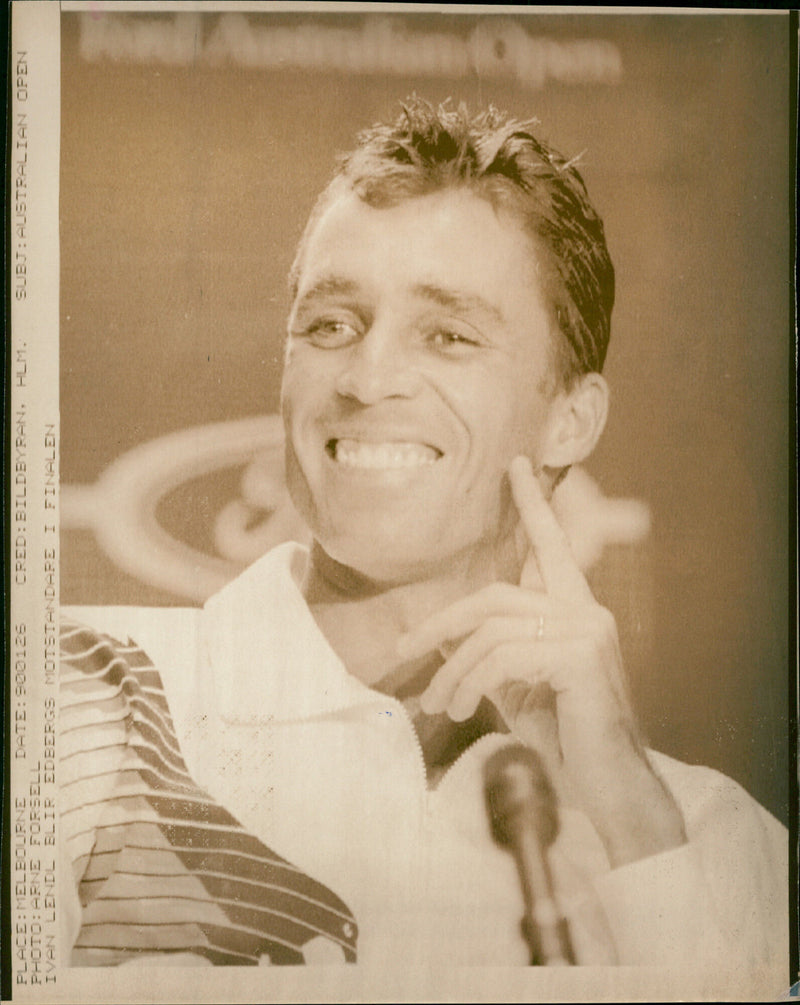 Ivan Lendl - Vintage Photograph