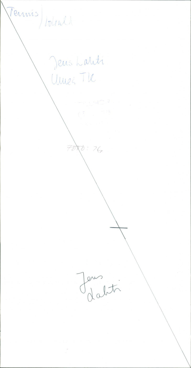 Jens Lakti - Vintage Photograph