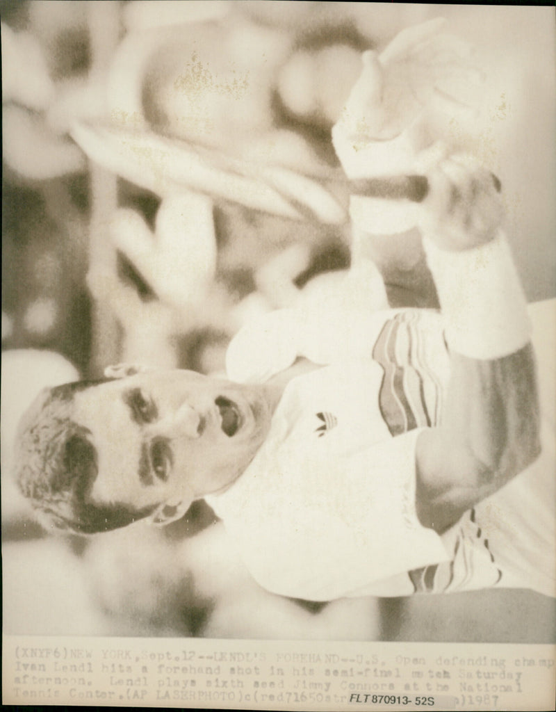 Ivan Lendl - Vintage Photograph