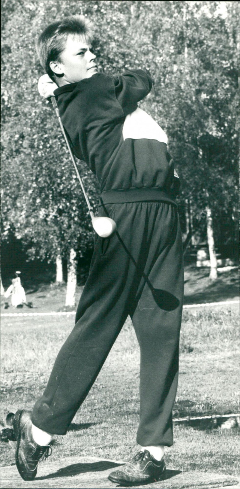 Fredrik Ågren, golf Umeå - Vintage Photograph
