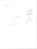 1996 TENNIS PERSONS WILANDER MATS MILANDER SHELF TEUNIS ARCHIVE CLAUS FRESBEN FOLD - Vintage Photograph