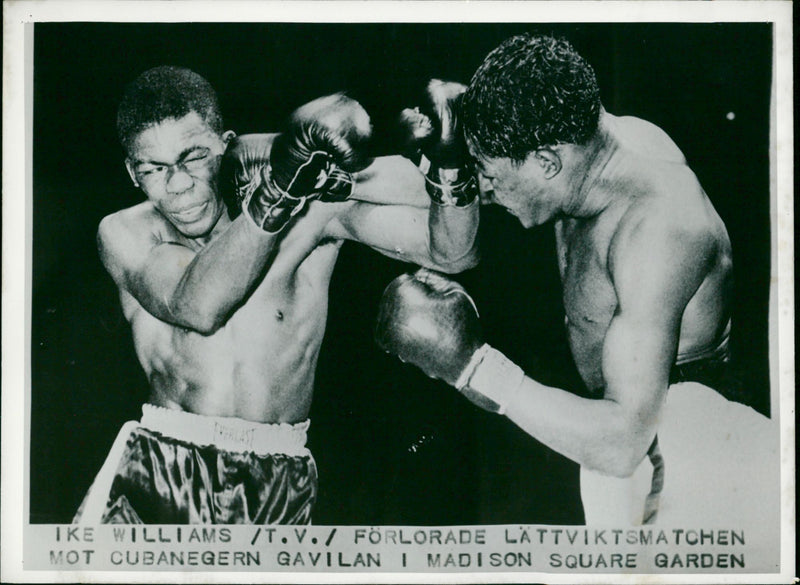 Ike Williams and Kid Gavilán - Vintage Photograph