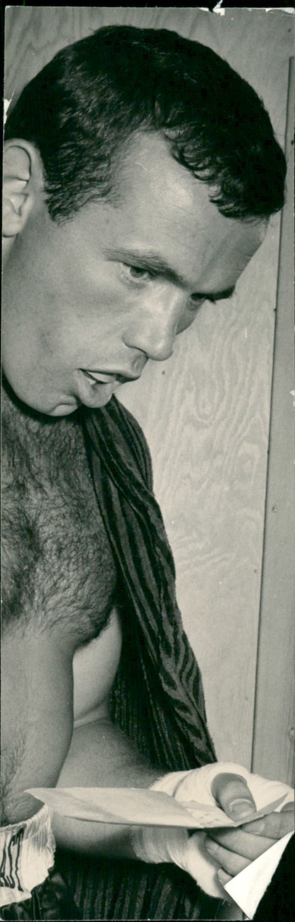Ingemar Johansson, Swedish boxer - Vintage Photograph