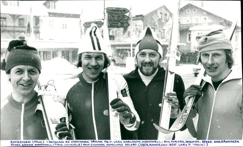 Lars Karlsson, Stig Forsén, Sture Grahn and Gunnar Skoglund - Vintage Photograph