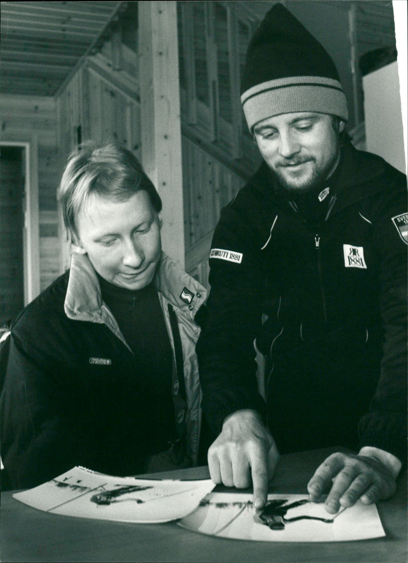 Bengt Fjällberg and Stig Strand - Vintage Photograph