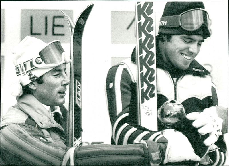 Ingemar Stenmark and Phil Mahre - Vintage Photograph