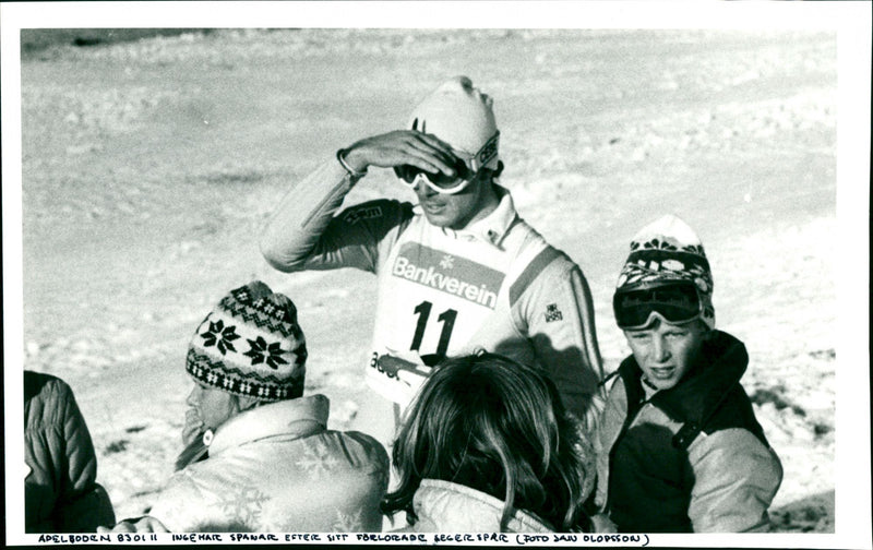 Ingemar Stenmark in Adelboden - Vintage Photograph