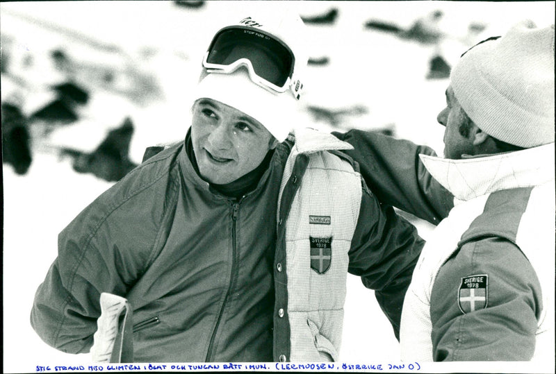 Stig Beach Slalom - Vintage Photograph