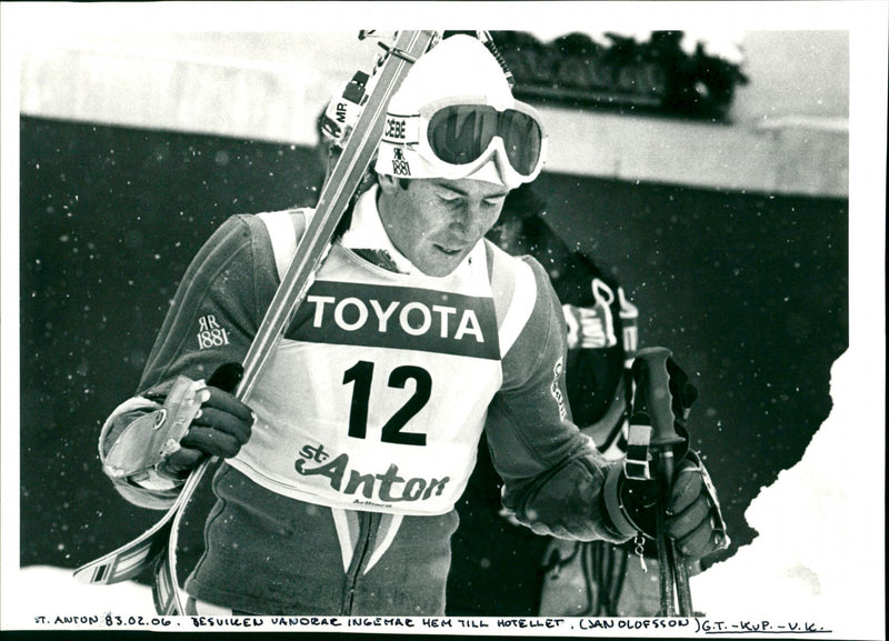 Ingemar Stenmark - Vintage Photograph