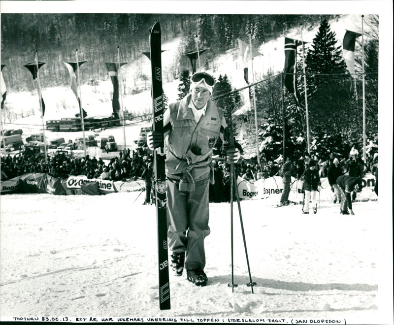 Ingemar Stenmark in Todtnau - Vintage Photograph