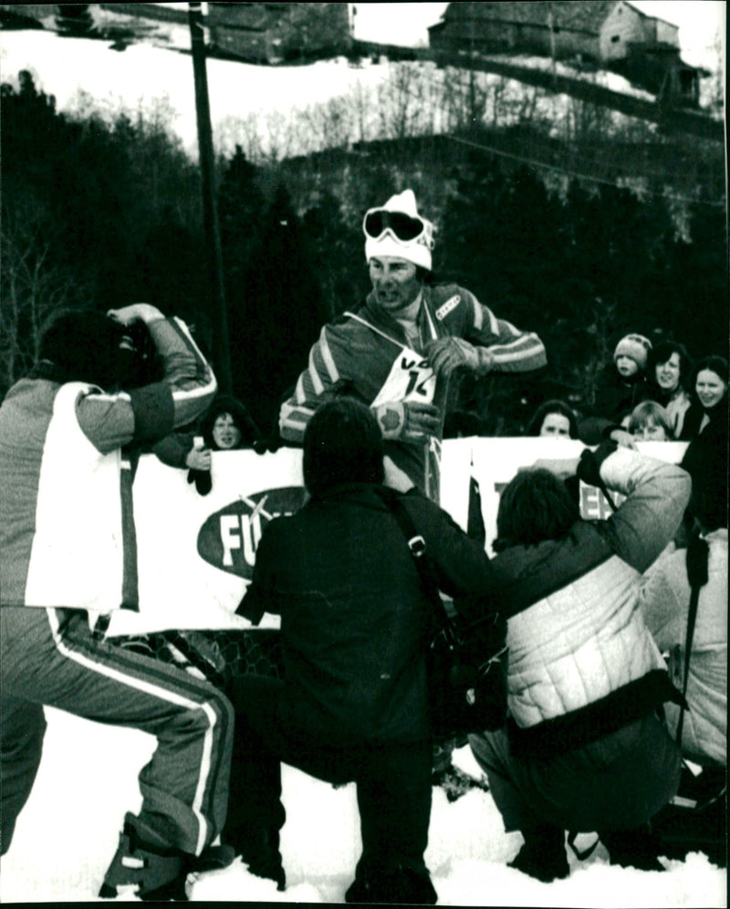 Ingemar Stenmark is photographed - Vintage Photograph