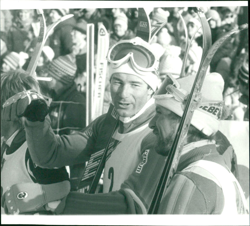 Ingemar Stenmark och Stig Strand - Vintage Photograph