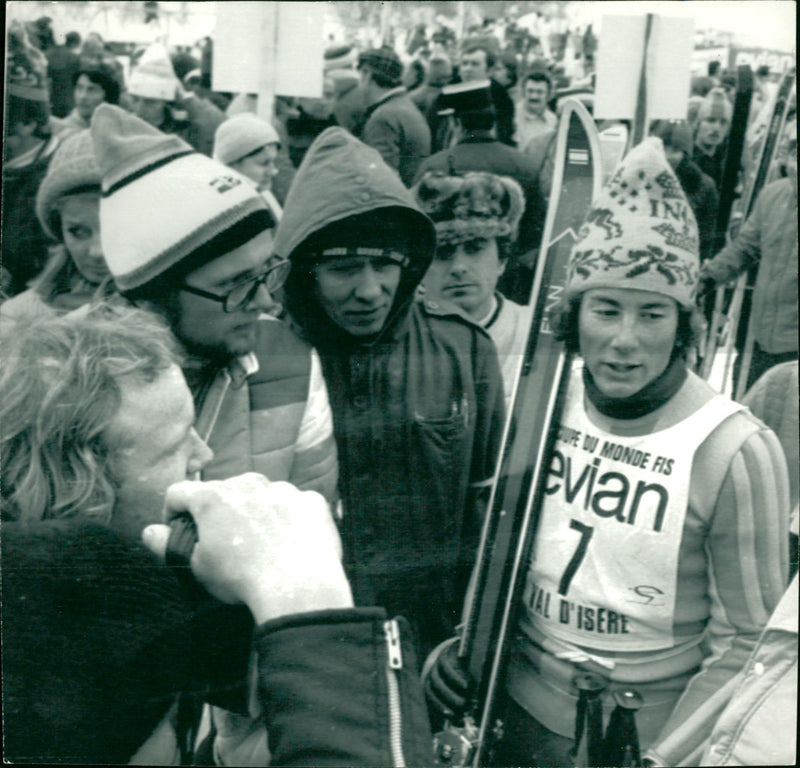 Ingemar Stenmark in Val-d'Isère - Vintage Photograph