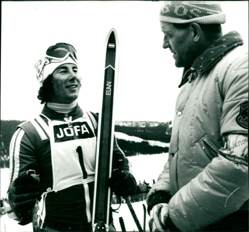 Ingemar Stenmark, number one - Vintage Photograph