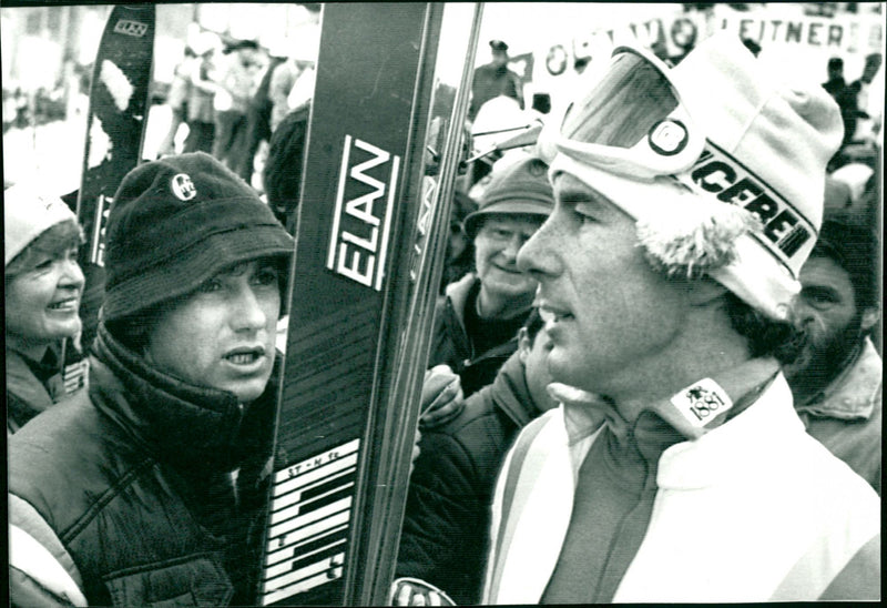 Boris Strel and Ingemar Stenmark - Vintage Photograph