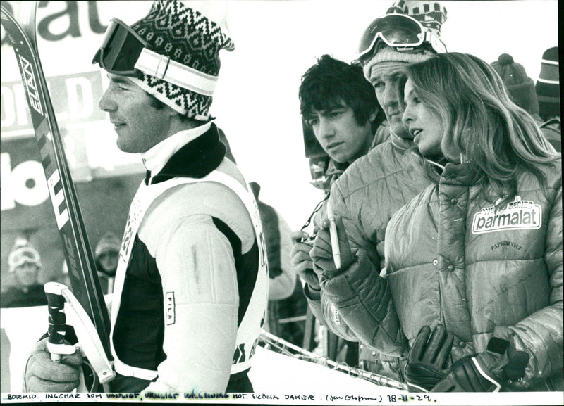 Ingemar Stenmark in Bormio - Vintage Photograph