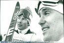 Ingemar Stenmark and Christian Neureuther - Vintage Photograph