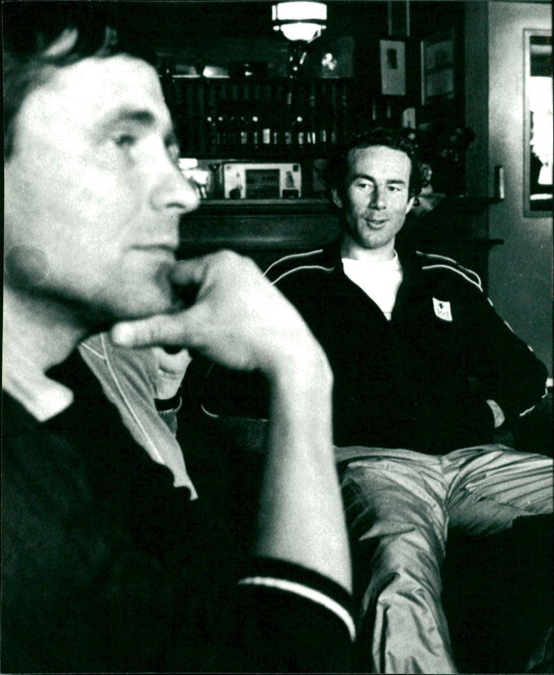 Lasse Kjällberg och Ingemar Stenmark - Vintage Photograph