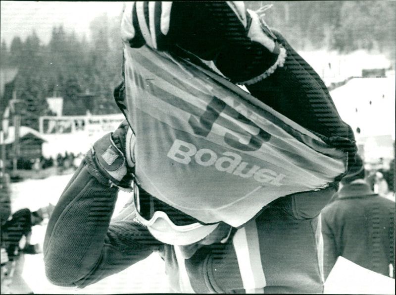 Ingemar Stenmark in publicity - Vintage Photograph