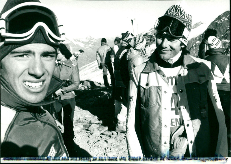 Phil Mahre and Ingemar Stenmark - Vintage Photograph