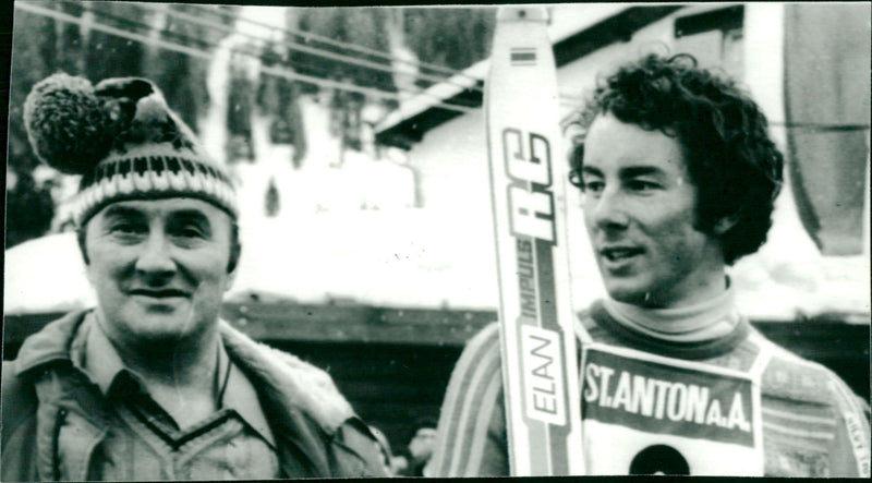 Ingemar Stenmark och Erik Stenmark - Vintage Photograph