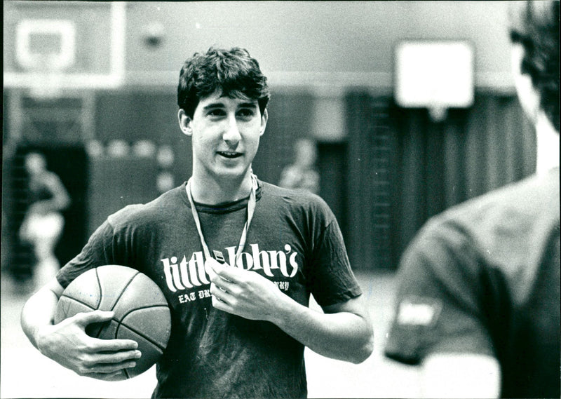 Lou De Rogatis, basketball KFUM Umeå coach - Vintage Photograph