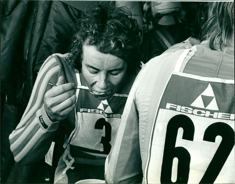 alpine skiing - Vintage Photograph