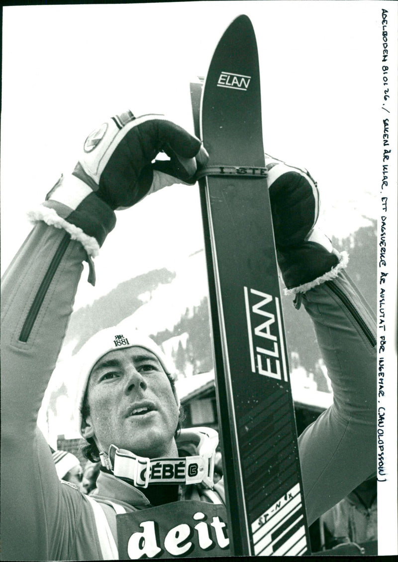 Ingemar Stenmark - Vintage Photograph