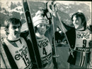 Paolo De Chiesa, Ingemar Stenmark and Piero Gros - Vintage Photograph
