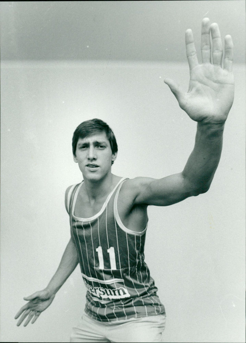 Bill Rossi, basketball coach KFUM Umeå - Vintage Photograph