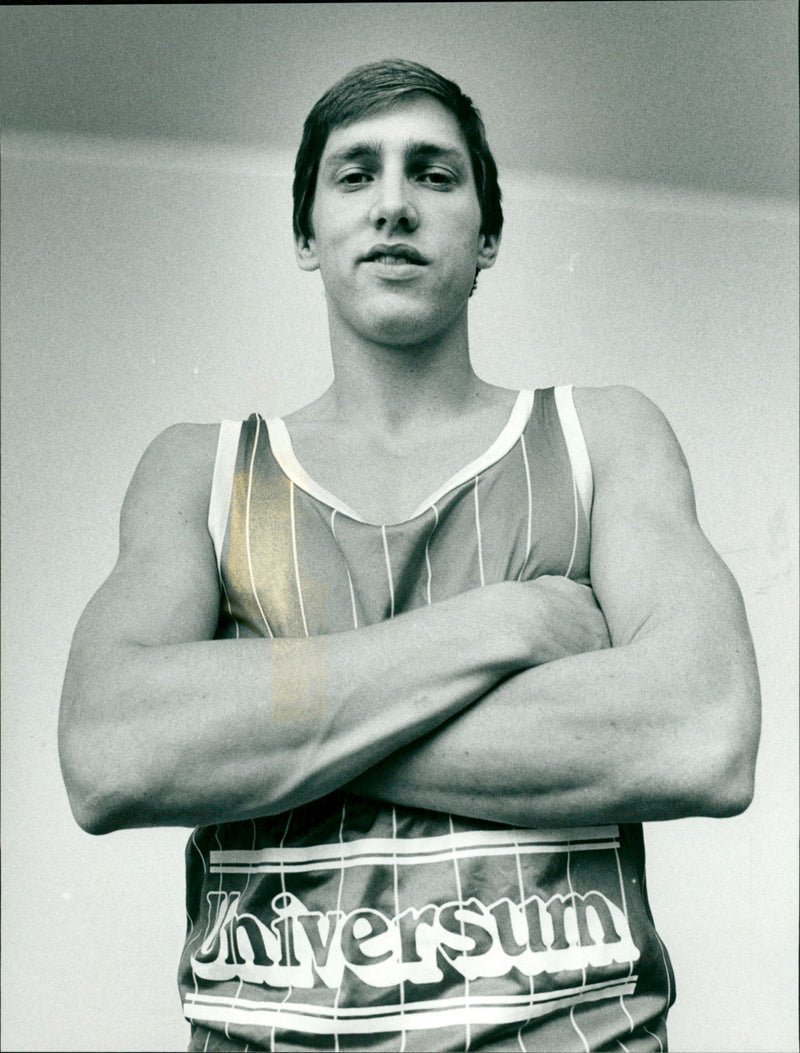 Bill Rossi, basketball coach KFUM Umeå - Vintage Photograph