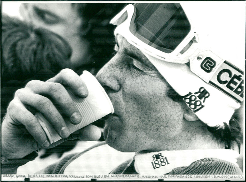 Ingemar Stenmark in Kranjska Gora - Vintage Photograph