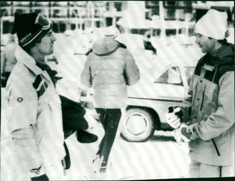 Phil Mahre and Ingemar Stenmark - Vintage Photograph