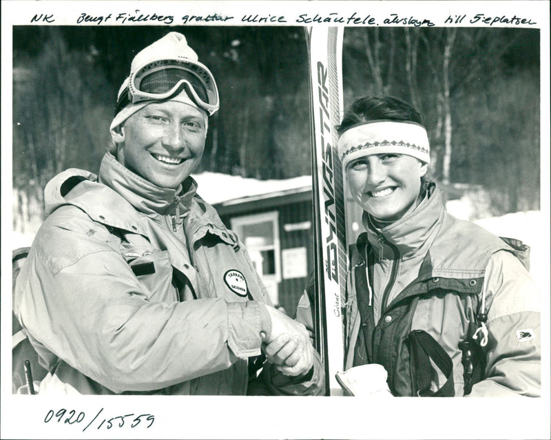 Bengt Fjällberg and Ulrice Schäufele - Vintage Photograph