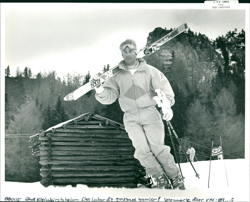 Ingemar Stenmark in Bad Kleinkirchheim - Vintage Photograph