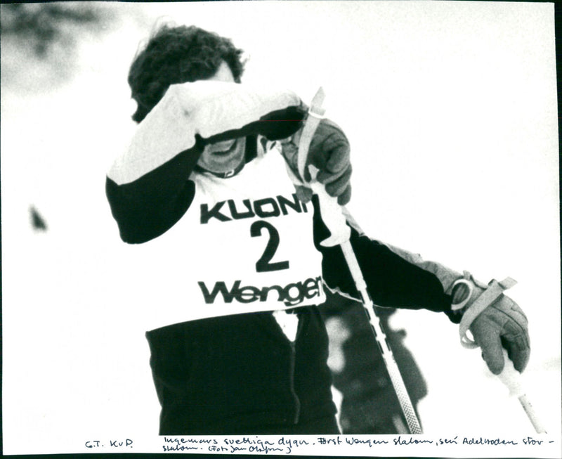 Ingemar Stenmark in Wengen - Vintage Photograph