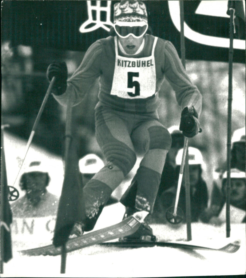 Ingemar Stenmark in Kitzbühel - Vintage Photograph