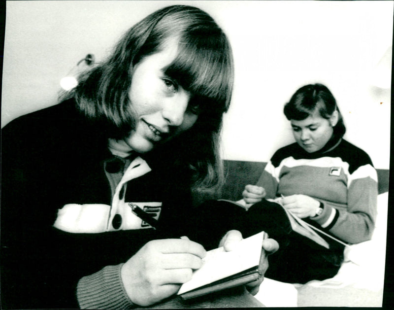 Karin Sundberg and Pia Gustafsson - Vintage Photograph