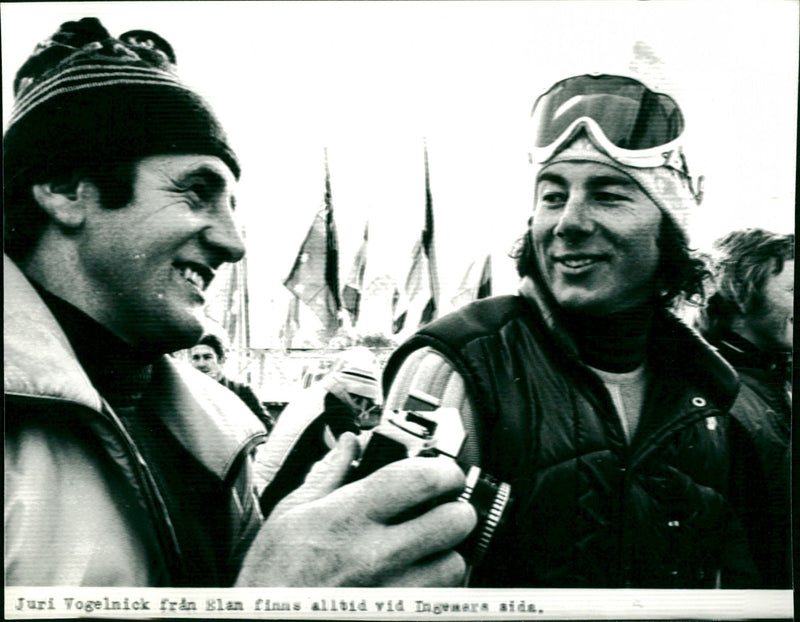 Juri Vogelnick and Ingemar Stenmark - Vintage Photograph